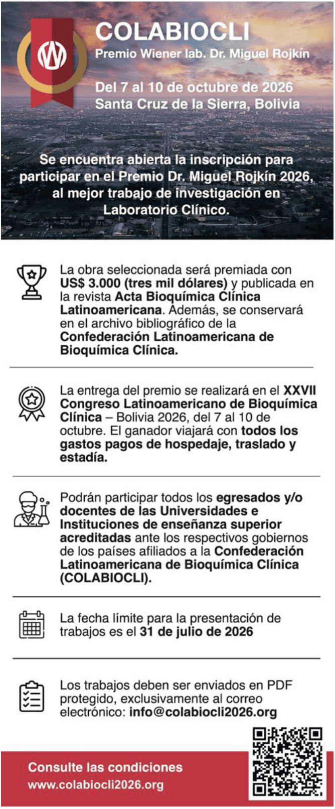 Premio Dr. Miguel Rojkín 2026, figura 1