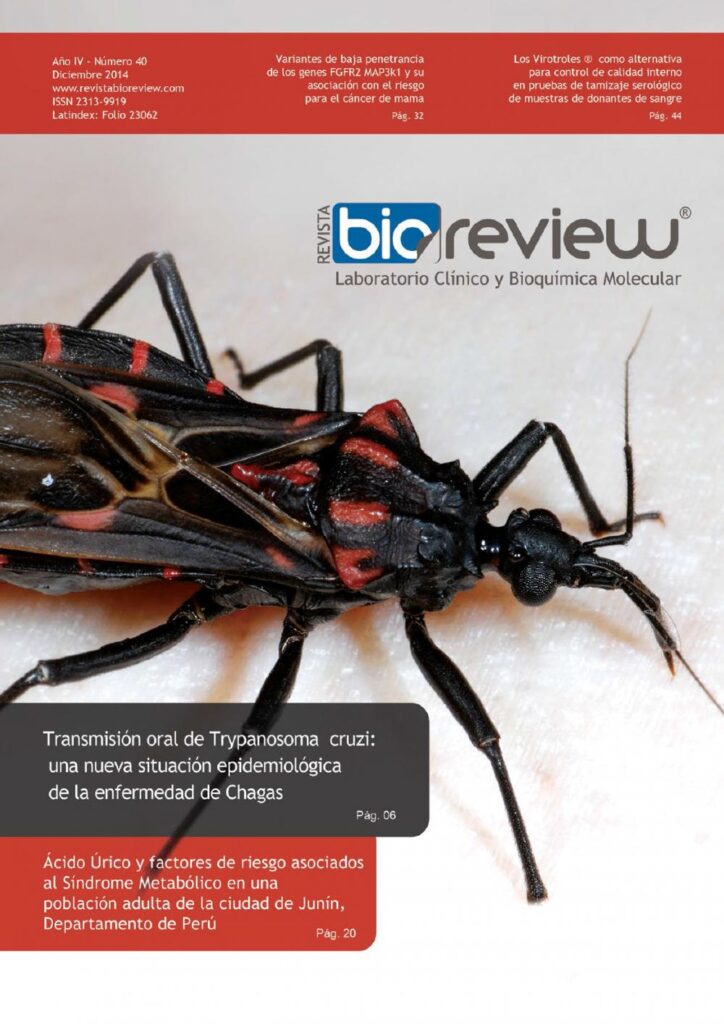 Transmisión oral de Trypanosoma cruzi: una nueva situación epidemiológica de la enfermedad de Chagas en Colombia y otros países suramericanos