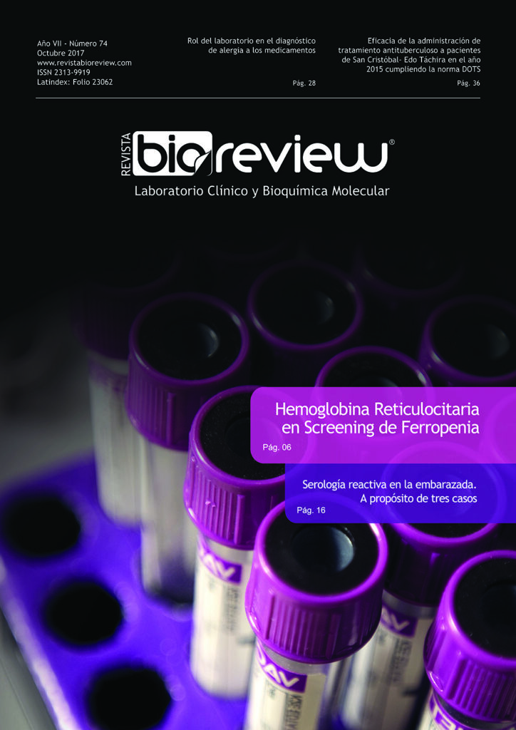 Hemoglobina Reticulocitaria en Screening de Ferropenia