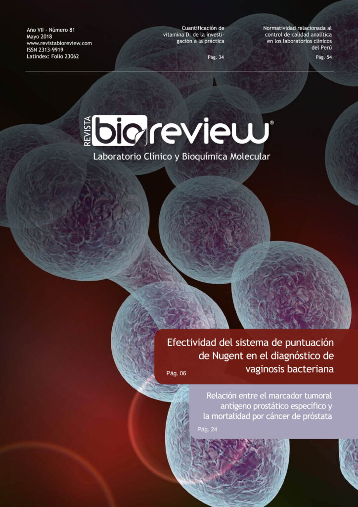 Efectividad del sistema de puntuación de Nugent en el diagnóstico de vaginosis bacteriana