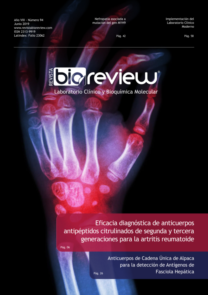 Eficacia diagnóstica de anticuerpos antipéptidos citrulinados de segunda y tercera generaciones para la artritis reumatoide