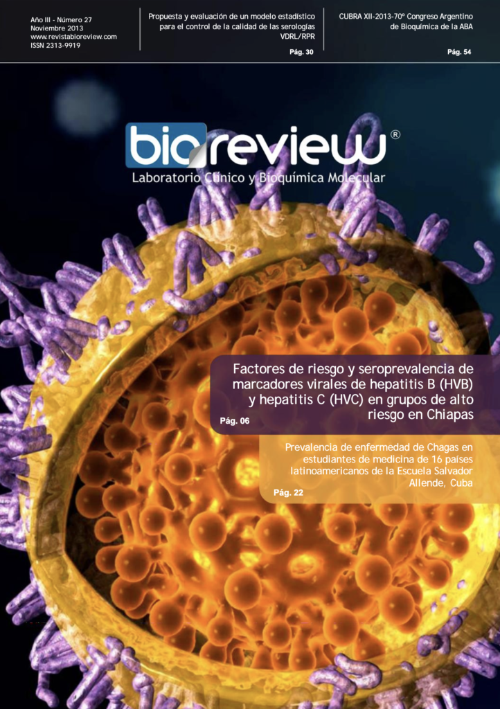Factores de riesgo y seroprevalencia de marcadores virales de hepatitis B (HVB) y hepatitis C (HVC) en grupos de alto riesgo en Chiapas